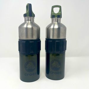 Lot of 2 Crocs Water bottles